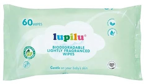 2x Lupilu Lightly Fragranced Wipes 60 Pack
