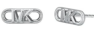 Michael Kors Damen-Ohrstecker Premium MK Statement Link aus Sterlingsilber, MKC164300040