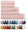 Bassetti Morbido Asciugamano Asciugamani 480 gr 100% Cotone Set da 5 pz (2 da 58x105 cm + 2 da 38x55 cm + 1 da 70X140 cm) - Collezione MONIQUE - ORCHIDEA Q1