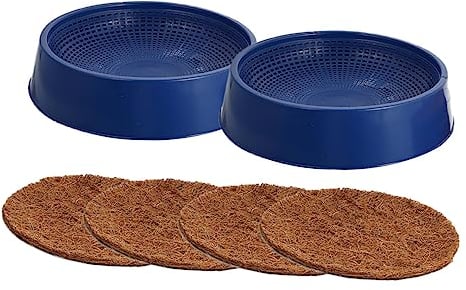 minkissy 1 Satz Brieftauben Becken Vogelbrutnest Papageien Nistschale Für Tauben Taubennest Kunststoff Brutnest Kunststoff Nistplatz Für Tauben Terrarium Das Vogelnest