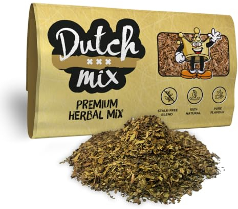 Mélange hollandais Premium - Sans tige et naturel – 30g de mélange d'herbes Lisse