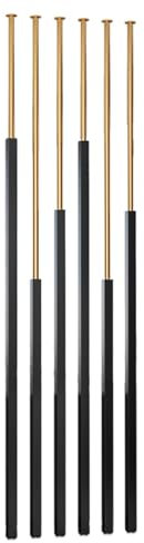 AMUFJJ Room Divider/Paravent 6er-Pack Raumteilerpfosten, Wandpfosten vom Boden bis zur Decke, Trennwände, Raumteiler für Balkone/Flure/Eingänge, (80cm/31.5in/2.6ft)