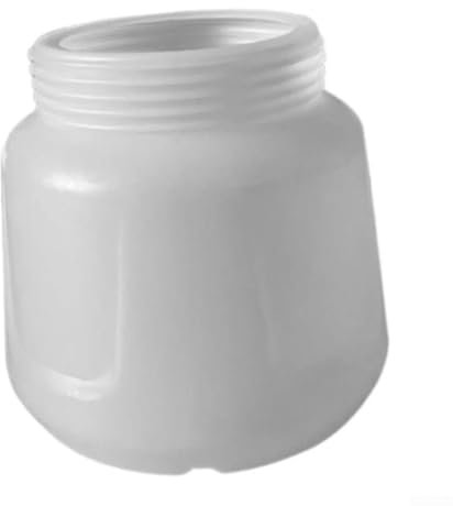Zilimontt Pot de buse de pulvérisation pour batterie au lithium 1 L 8,7 cm Matériel de pulvérisation Accessoires de pulvérisation Pot en plastique Alliage d'aluminium Récipient de peinture