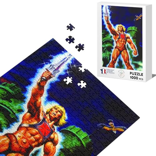 Klassisches Puzzle 1000 Teile He Man and The Masters of The Universe