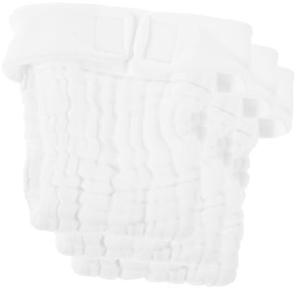 3st Windelhosen Für Babys Coteri-windeln Für Neugeborene Waschbare Babywindeln Waschbare Windeln Babywindeln Neugeboren Pura Windeln Für Neugeborene Reine Baumwolle Weiß Beaupretty