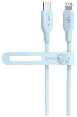 Anker Cable de carga PowerLine, 0,9 metros, azul