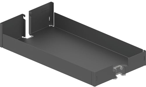 Peka Einhängetablar Liro KB 450mm für Hochschrank Standard - Boden Apothekerschrank, Stahlblech pulverbeschichtet anthrazit