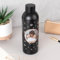 Wanapix | Bouteille en Acier Inoxydable avec Photo 100% Personnalisée | Couleur Noire | 800 ml | Simple Paroi | Ajoutez Vos Photos et Textes | Sans Métaux Lourds | Personnalisation 360º