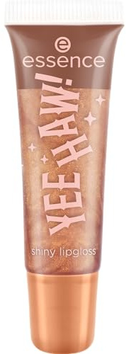 essence YEE HAW! shiny lipgloss, Nr. 01, Orange, sofortiges Ergebnis, glänzend, schimmernd, vegan, ohne Parabene, ohne Mikroplastikpartikel, Nanopartikel frei, 1er Pack (10ml)