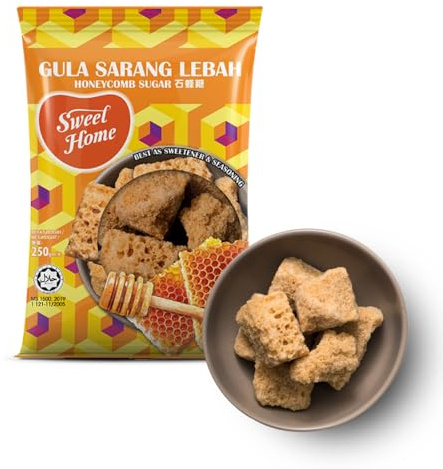 Cubetti di Zucchero al Miele Honeycomb Sugar 250 g – Zucchero Dorato Naturale con Crisantemo e Miele – Ideale per Tè, Dolci e Piatti Gourmet