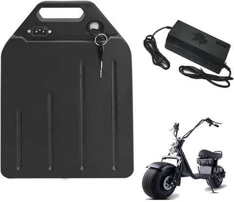 HJGHY ,48v 17.5ah, Batería para Motocicleta eléctrica de 60 V 15 Ah 17,5 Ah 20 Ah 25,6 Ah. Paquete de baterías de Litio de 48 V 15 Ah 20 Ah para Scooter y ciclomotor.