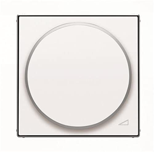 Niessen 8560.2 TECLA REGULADOR Giratorio LED (Universal) BL, Blanco