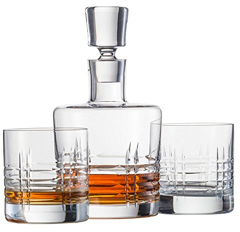 Schott Zwiesel 120143 Bar Classic Whisky Set, 1 x 0.75 Litre Carafe + 2 x Glasses