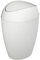Umbra Twirla 1009613-661 Poubelle avec couvercle basculant Blanc métallisé 9 l