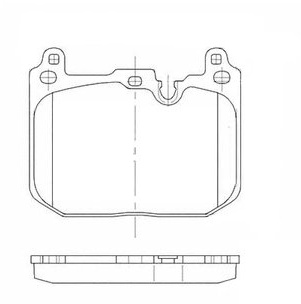 Borg & Beck BBP2562 Front Brake Pads To Fit MINI Mini(F55 56) Cooper 7/14-