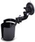 Universal Folding Vehicle Cup Holder, Adjustable Drink Cup Holder for Car Window Glass & Door, Premium Quality Sturdy, Black