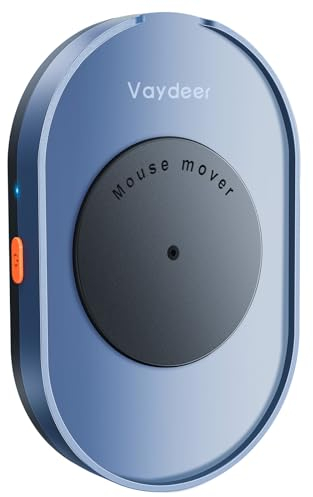 VAYDEER Undetektierbarer Maus Jiggler mit ON/Off-Schalter Mouse Mover Simulator, Treiberfreie Mausbewegung, Simulation für Computer-Erwachen