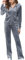 Woolicity Tuta Sportiva Donna in Velluto Completi Felpa con Cappuccio Pantaloni Jogging Invernale Passeggiata Casual Pigiama Ginnastica Grigio XXL