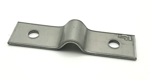 Doppelstabmattenzaun Mattenhalter Pfosten Befestigung Spanndraht Maschendraht Zaun Halter 50x mit 8mm Bogen