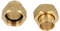 Schlösser Wasserzähler-Verschraubungs-Set mit 18 mm Lötmuffe x 3/4 Zoll Überwurfmutter - ms-blank -0022451800001