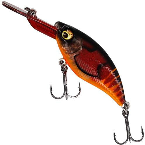 Westin BuzzBite Crankbait Suspending - Wobbler, Länge/Gewicht:5cm / 6g, Farbe:3D Fire Craw