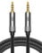 EMK Aux Cable - Nylon Braided Aux Lead for Car, Headphone, MP3 Player, Smartphone, Echo Dot, Tablet, Home Stereos, Laptop & More (TRRS 3.5mm to 3.5mm, 0.5M)