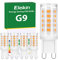 G9 LED Warmweiß 3000K, 5W 500Lm LED Lampen Ersatz 50W Halogenlampe, 360° Abstrahlwinkel Kein Flackern Nicht Dimmbar G9 Leuchtmittel, 5er Pack