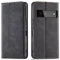 OKZone Kompatibel mit Google Pixel 6 Hülle, Magnet Leder Tasche Handyhülle, Kartenfächer Google Pixel 6 Schutzhülle, [Premium PU Leder] Flip Klappbare Stoßfeste Magnetische Standfunktion (Schwarz)
