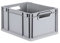 PROREGAL Eurobox NextGen Grip | HxBxT 22x30x40cm | 20 Liter | Griffe offen | Grau | Eurobehälter, Transportbox, Transportbehälter, Stapelbehälter