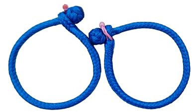 Robship Weiche Schäkel Paar (2x60mm, blaue Faser, 2)