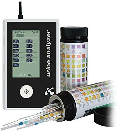 RISELY Tragbarer Urinanalysator, 14 Routine-Handurinanalysen Mit 1000 Datenspeichern Und Bluetooth-Druckfunktion, 70 KPa ~ 106 KPa Luftdruck, Für Heimkrankenhäuser