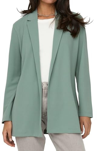 JdY Damen leichte Jacke Blazer JDYGeggo Damensakko 15180572 Chinois Green L