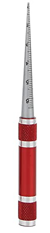 Strumento di Misurazione del Diametro Interno Conico in Acciaio Inossidabile Righello Conico assortimento di calibri conici per saldatura, test di saldatura, calibro conico, gap 1-6,5 mm