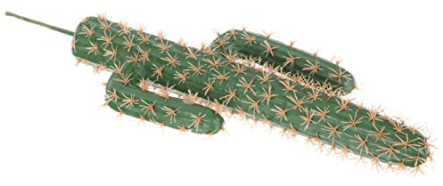 HOOTNEE Cactus Simulado Pequeño Sin Maceta 46 Cm, Planta Artificial Decorativa Realista, Plástico Duradero, para Decoración De Interiores y Escritorio
