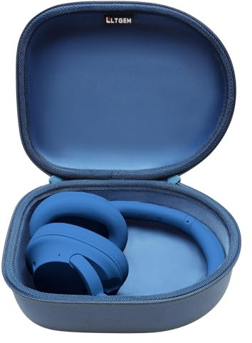 Hartschalen-Schutzhülle für Kopfhörer, für Sony, Beats, JBL, OneOdio, Soundcore Anker Life Q20, M-Audio HDH40, Bose, Audio-Technica, AKG, Behringer, Philips – Reise-Aufbewahrungstasche (blau + blau)