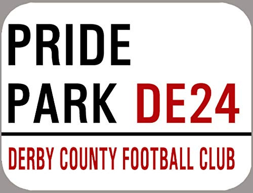 Pride Park Derby Metal Plate Plaque Aluminum Metal Sign 8X12 Inches