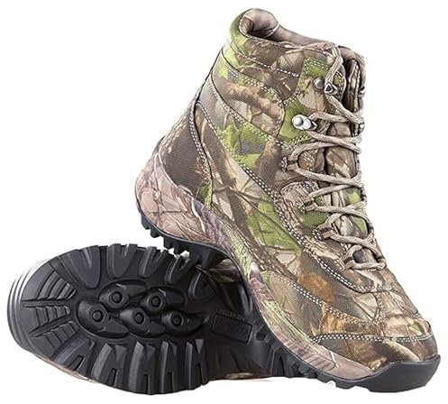 Rutschfeste Camouflage-Wanderschuhe FüR MäNner, Leichte Und Robuste Taktische Outdoor-Stiefel (camouflage, Erwachsene, Herren, 46, Numerisch, EU Schuhgrößensystem, M)