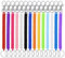 SYEYCW 14 Pièces Porte-Clés en Spirale, Porte-Clés à Ressort en Plastique, Porte-Clés en Spirale Extensible, pour Camping, Clés, Téléphone Portable et Autres Articles Importants, 14 Couleurs