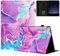 TEDTIKJT Custodia per Lenovo Tab P11 (2nd Gen) 11.5 2023 (TB350FU/TB350XU) Tablet Custodia Pelle PU Folio Cover con Chiusura Banda Elastica Supporto Protezione Cover,Marmo Galattico Viola