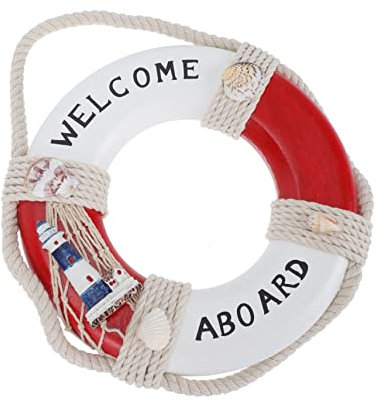 MUSISALY Deko Outdoor Rettungsring-anhänger Wanddekoration Hängendes Ornament Für Zuhause
