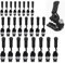 24 Stück Reißverschluss reparatur set,reißverschluss zipper, Ersatz zipper für reißverschlüsse, Universal-Reißverschluss, Reißverschluss Zipper Reparatur für Jacke, Rucksack, Gepäck, Schlafsack
