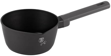 Berlinger Haus Topf 16 cm | Anthrazit Collection mit 3-Fach TitanPro Antihaftbeschichtung | Turbo Induktionsboden | ECO-freundlich & pflegeleicht