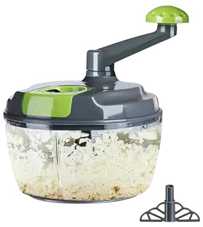 Robot culinaire manuel, hachoir manuel | Hachoir à manivelle multifonctionnel manuel - Coupeur de légumes de hachoir de nourriture de poignée se pliante avec la manivelle pour la cuisine familiale