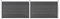 Fasba Zaunelement Set mit Pfosten Sichtschutz Windschutz Zaun Gartenzaun Lamellenzaun Sichtschutzzaun Windschutzzaun WPC 353x105cm Schwarz