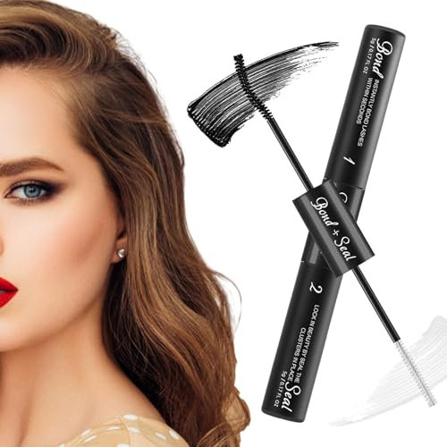 Colle pour faux cils imperméable - Colle pour cils | Colle à double extrémité imperméable à l'eau 5 g, colle à cils forte et longue durée pour les extensions cils à faire,Noir-Sac d'opp