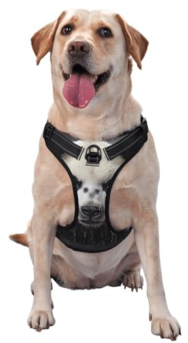 Bedruckte Hundeweste mit Panda-Motiv im Wasser, Größe XL, zum Tragen beim Gassigehen mit dem Hund oder beim Bergsteigen