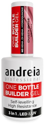 Andreia Professional Gel Builder Construction Triphasic 3 en 1 LED et UV (Dusty Rose)
