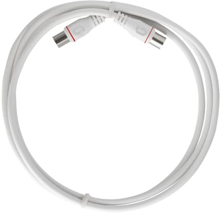 Axing EAK 101-80 Patchkabel 100 cm F-Quickfix F-Stecker 4-fach geschirmt SAT Kabel-TV CATV Koaxialkabel
