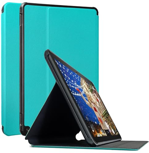 TOKILO Case for Tablet 10inch (13th Gen, 2023 Release), Soft PU Leather Stand Case with Auto Wake/Sleep, Un Fit for iPad Samsung Tablet(Green)