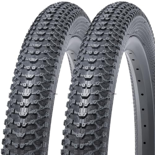 MetersGod 2Pcs 22X2.125 Fahrradreifen 22 Zoll Reifen 22X2.125 Fahrradmantel 57-457 kompatibel Mountain/Rennräder/Citybikes 22x2.10 22x2.125 22x2.20 Faltbar Fahrradreifen